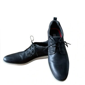 Steve Madden Daybreak Black and Brown Leather Dress Shoe Size 9